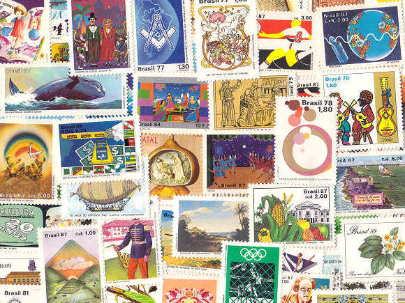 ブラジルの外国切手（使用済み切手） - ヴィンテージ海外雑貨の販売・通販