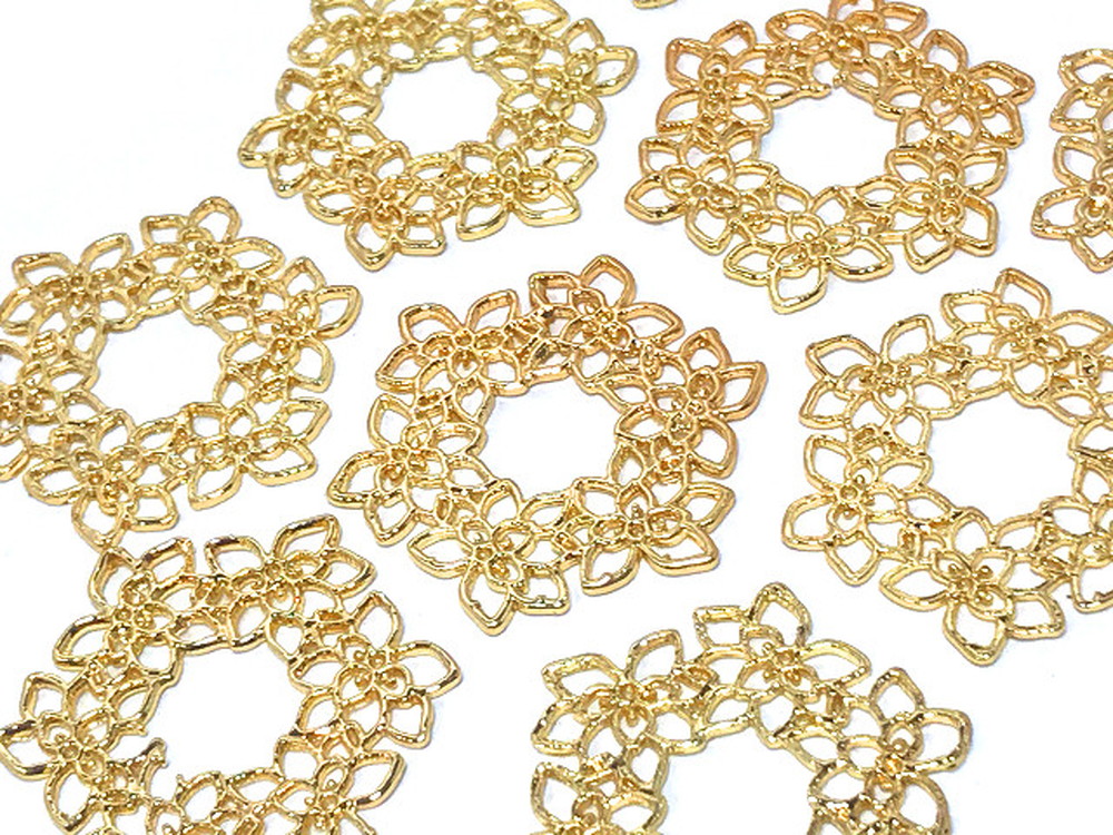 �������Z�p�`���[�� 30mm x 25mm�i�S�[���h�j[10����]