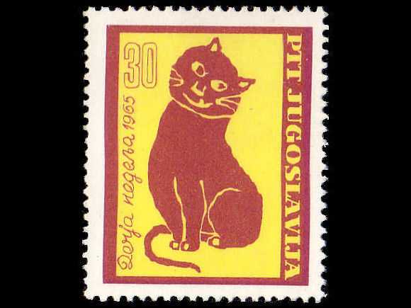 外国切手（猫）、可愛い古切手、ヴィンテージ切手の通販