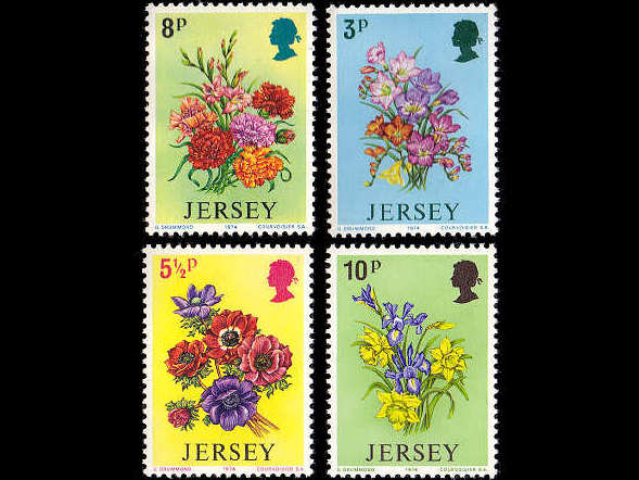 外国切手（花・植物）、可愛い古切手、ヴィンテージ切手の販売