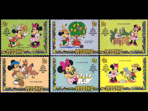 外国切手(ディズニー)、可愛い古切手、ヴィンテージ切手の通販