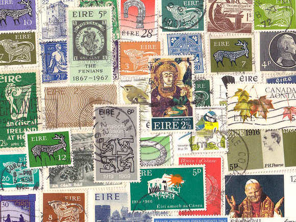 アイルランドの外国切手 [10枚入り] Cham猫（チャムネコ）