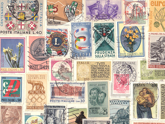 イタリアの外国切手（使用済み切手） - 古切手、ヴィンテージ切手の販売 Cham猫（チャムネコ）