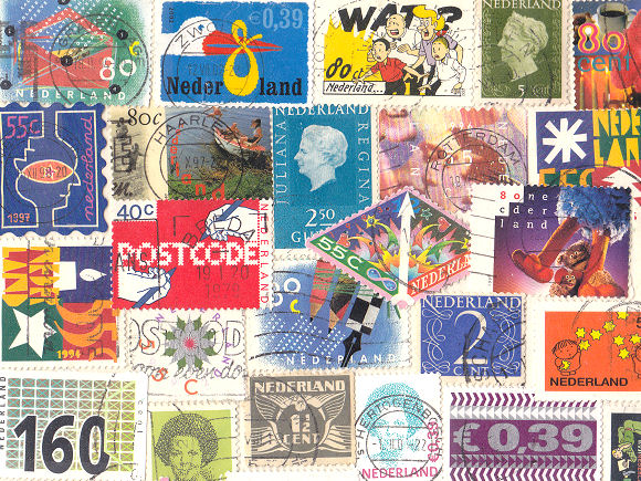 オランダの外国切手 [10枚入り]（使用済み切手） - 古切手、ヴィンテージ切手の販売 Cham猫（チャムネコ）