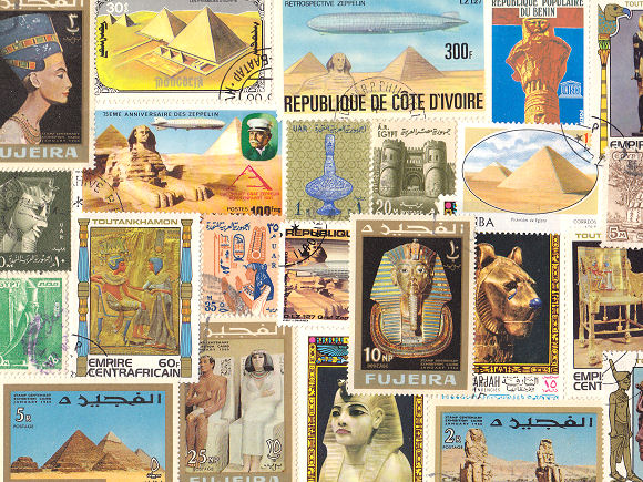古代エジプトの外国切手 [5枚入り]