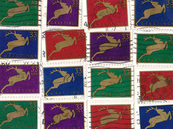 トナカイの外国切手 [10枚入り]