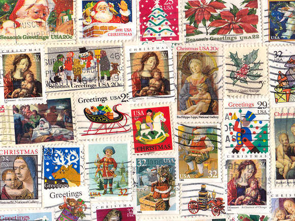 クリスマス2の外国切手 [10枚入り]