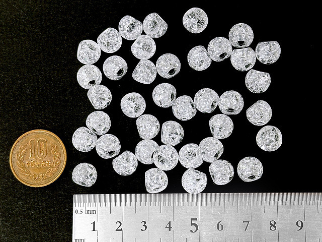 ��ۃr�[�Y10mm�i�N���b�N�N���A�j[40����] 2����