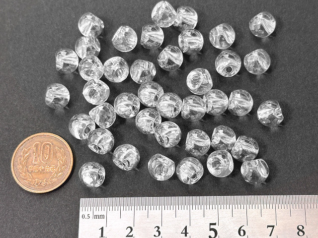 ��ۃr�[�Y10mm�i�N���A�j[40����] 2����